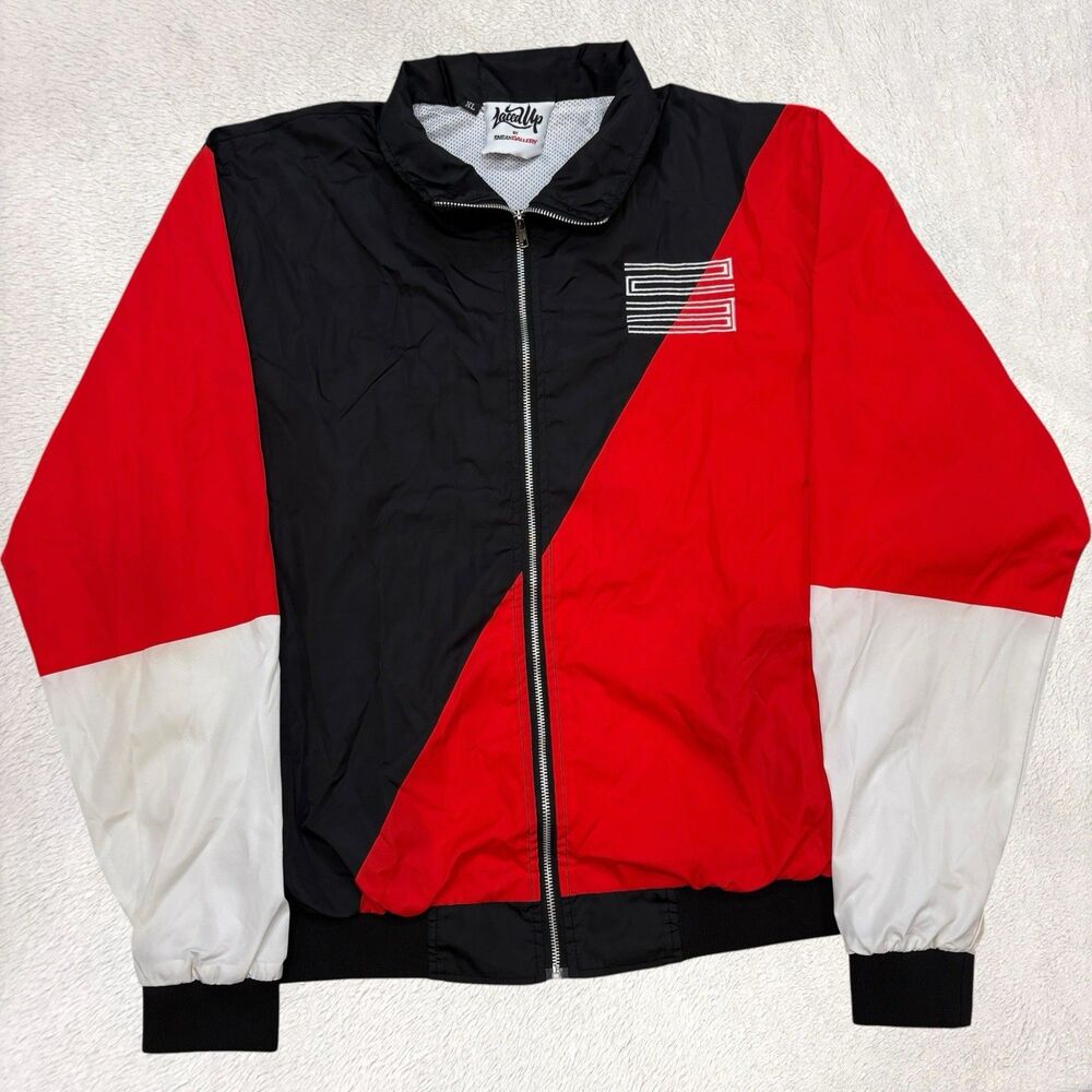 Vintage 90s HEAD Sportswear Windbreaker Jacket Men's XL Color block Retro